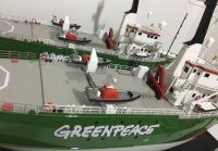 custom made model of Arctic Research boat